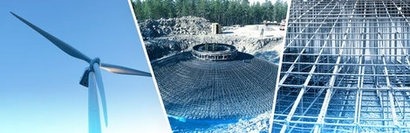 Peikko Group delivers gravity foundation technology to Swedish wind farm