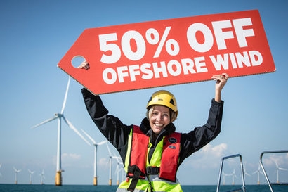 Government figures reveal breakthrough moment for UK offshore wind says Greenpeace