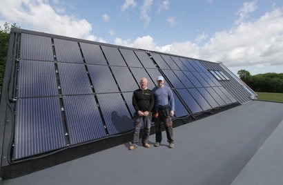 UK’s largest PV-T system installed in Kent
