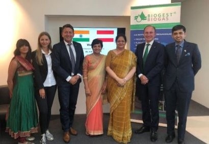 Biogest successfully enters the Asian market with an Indian biogas plant project