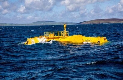 Mocean Energy Blue X wave machine starts sea trials at EMEC