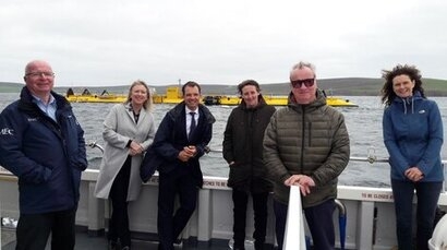 MPs visit EMEC to see evidence of marine energy in action