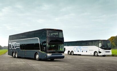 Van Hool builds first double-deck battery electric coach