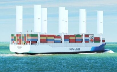 Bureau Veritas validates wind-assisted propulsion system for 1,800 TEU container ship