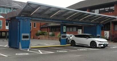 UK EV infrastructure to benefit from new pop-up mini solar car park launch