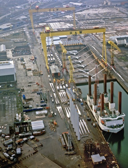 £50 million Belfast Harbour offshore wind terminal completed