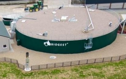 Biogest completes 100 percent grass anaerobic digestion plant in Southwest England