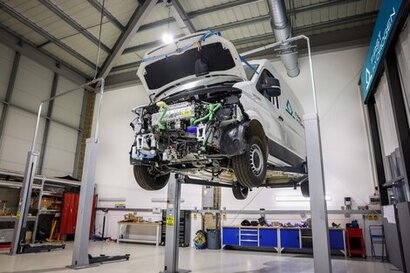 First Hydrogen vans receive road certification making them legal on British roads