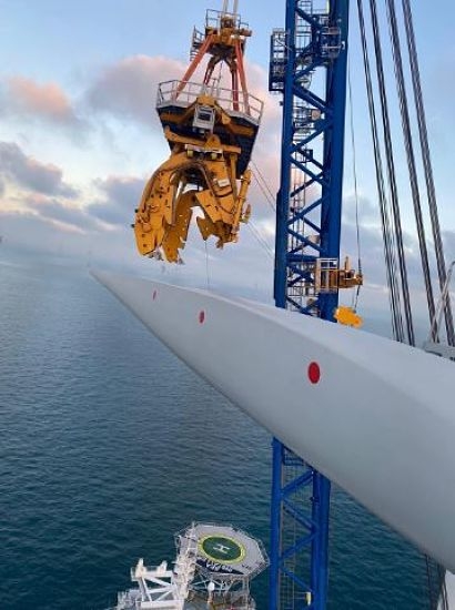 Turbine installation successfully completed at Offshore Wind Farm