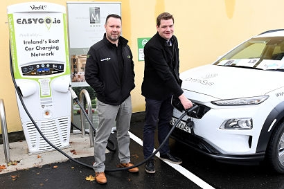 EasyGo.ie rapid charger goes live at Mullingar Park Hotel