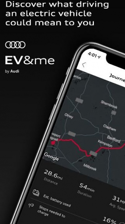 New app-based guide to going electric available for Audi customers on Apple and Android