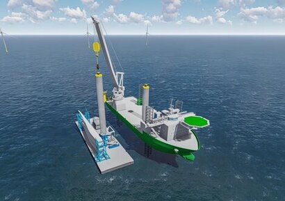 DEME Offshore and Barge Master develop feeder solution for offshore wind farms