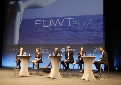 Floating Offshore Wind Turbine Event in Marseille 