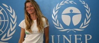 UNEP Goodwill Ambassador Gisele Bundchen talks renewables in Kenya