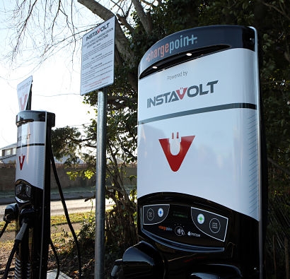 InstaVolt switches on first rapid charger for GoFuels Ltd in Horwich