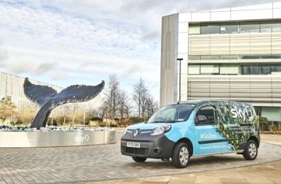 Sky takes delivery of eleven 100% electric Renault Kangoo Z.E. vans