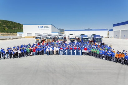 GE Renewable Energy’s Bergama wind turbine blade manufacturing site produces 1111th blade