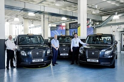LEVC’s elite cabbie test drivers take delivery of their own electric taxis