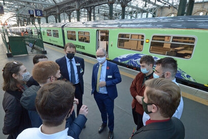 RIA present zero carbon trains at COP26 Transport Day