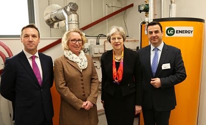 Prime Minister Theresa May inaugurates renewable energy training centre in Maidenhead