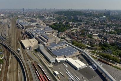 REC solar panels power Belgian car production plant