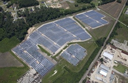 REC solar panels generate power in US solar hotspot