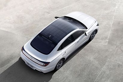 Hyundai launches first car with solar roof charging system