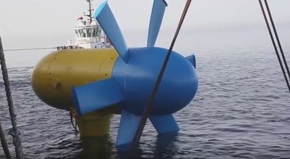 Sabella deploys tidal turbine off French coast