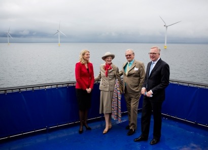 Denmark’s largest offshore wind farm officially opened