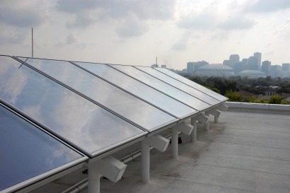 Philippines solar thermal systems survives typhoon