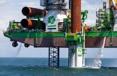 DEME Offshore and Eiffage Métal complete foundation installation ahead of schedule at wind farm