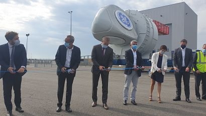 GE Renewable Energy, EDF Renewables and Enbridge celebrate production of first nacelle for French wind farm