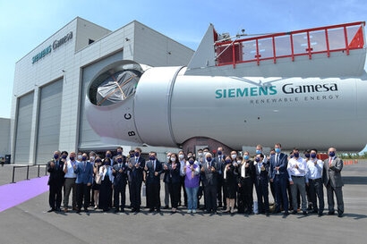 Siemens Gamesa offshore wind turbine nacelle assembly facility in Taiwan starts regular operations