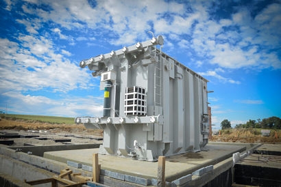 Aurora wind farm in southern Chile receives power transformer