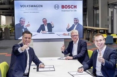 Volkswagen and Bosch want to industrialise manufacturing processes for battery cells
