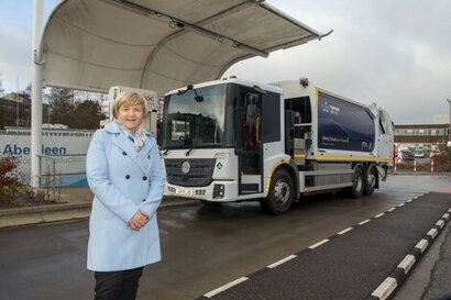 Aberdeen City Council adds UK’s first hydrogen fuel cell waste truck to its vehicle fleet