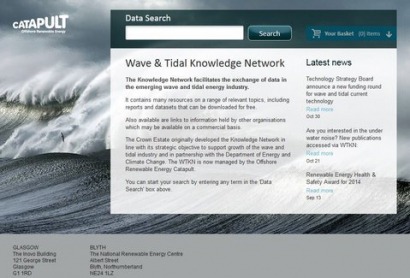 ORE Catapult takes ownership of UK Wave and Tidal Knowledge Network