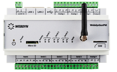 Webdyn to present WebdynSunPM data concentrator at Intersolar