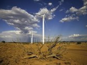New American wind power total capacity over 2,500 MW finds new report