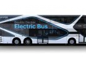 Hyundai Motor introduces electric double-decker bus