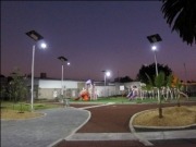 Energía solar para iluminar un nuevo parque en el DF