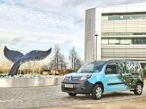 Sky takes delivery of eleven 100% electric Renault Kangoo Z.E. vans