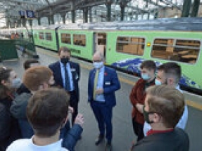 RIA present zero carbon trains at COP26 Transport Day
