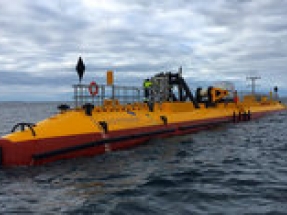 Scotrenewables Tidal Power sets new record with SR2000 2MW floating tidal turbine