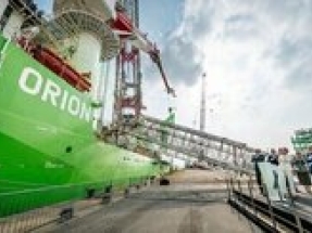 New offshore installation vessel ‘Orion’ officially joins the DEME fleet