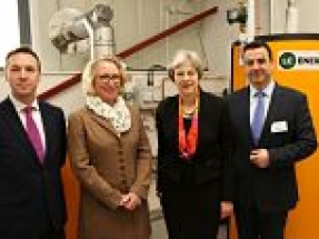 Prime Minister Theresa May inaugurates renewable energy training centre in Maidenhead