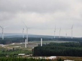 Wales largest onshore wind farm generates power for the first time