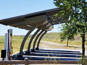 Envision Solar provides EV ARC fast charger for California highway rest area