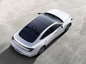 Hyundai launches first car with solar roof charging system