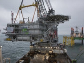 Belgian companies cooperate on installation of topside for offshore substation